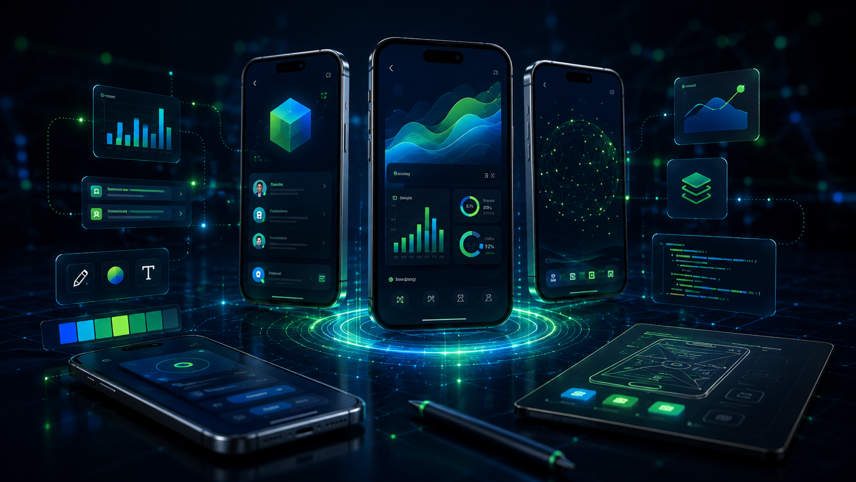 App Development service illustration