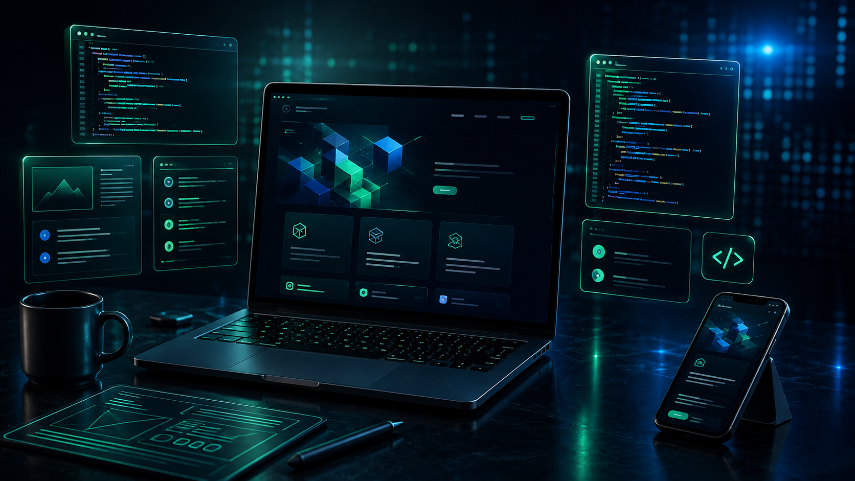 Web Development service illustration
